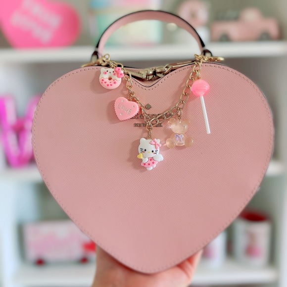 Handmade Hello Kitty Valentines Day Purse Chain - Picture 3 of 3